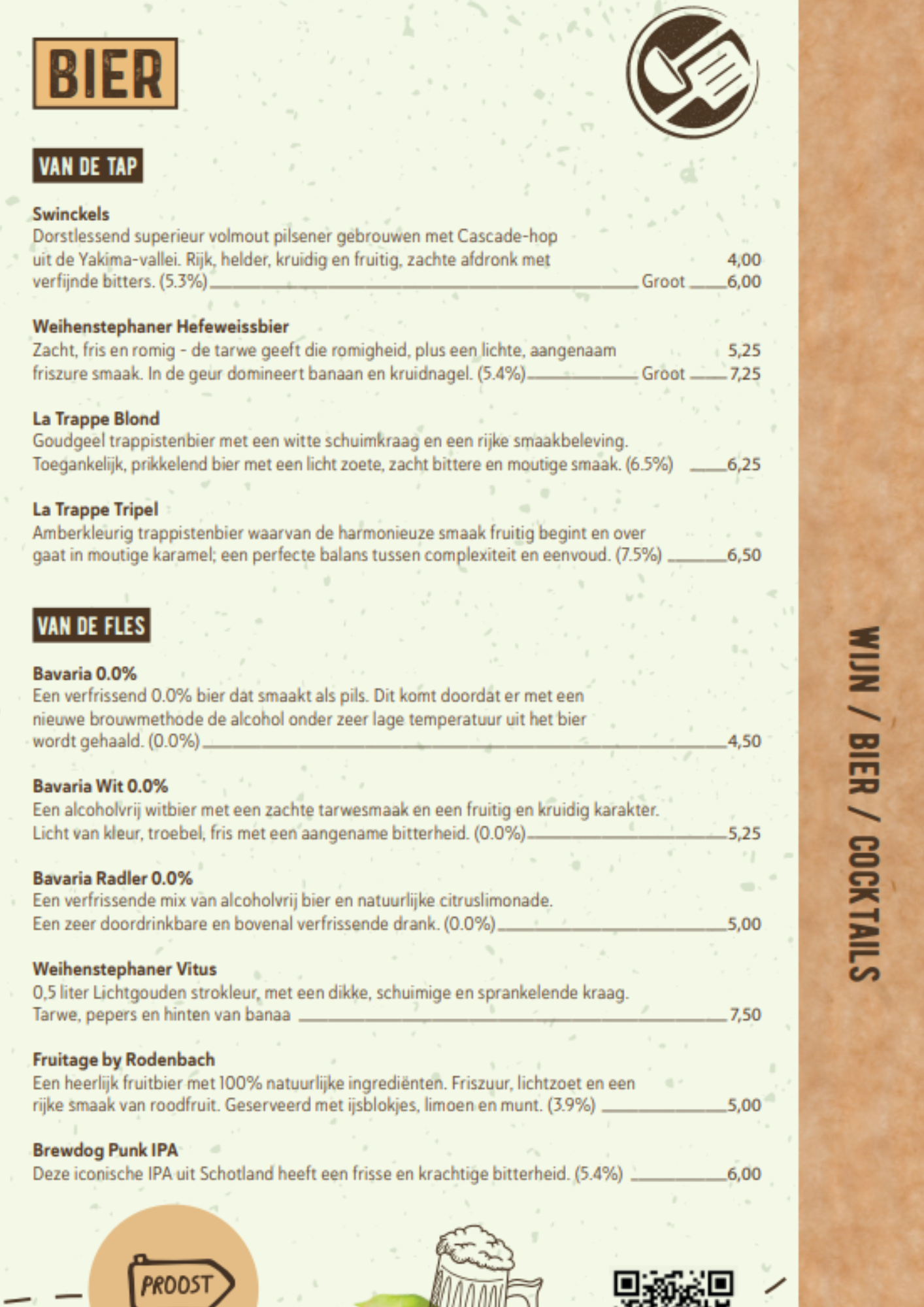 Drankenkaart bier